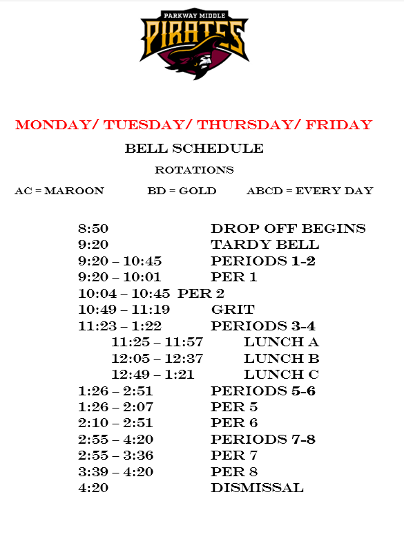 Bell Schedule / Home